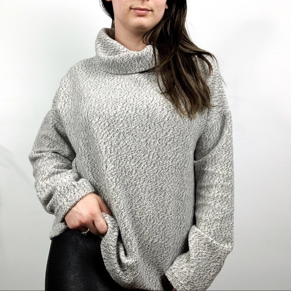 a new day Sweaters - 4/$25 Target A New Day Cowl Marled Gray Sweater XL